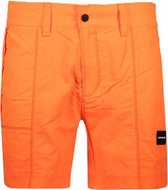 Calvin Klein Korte Broek Oranje Oranje Getailleerd - Maat XL - Heren - Lente/Zomer Collectie - Polyamide