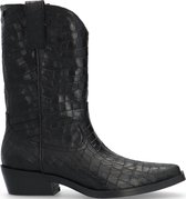 Notre-V 02-160 Enkellaarsjes - Enkelboots - Dames - Zwart - Maat 38