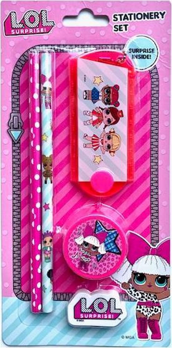 Blueprint Collections L.o.l. Surprise Stationary Set 5-delig