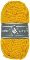 5 x Durable Cosy extra fine honey - honinggeel (2179) - acryl en katoen garen - 50 grams - pendikte 3 a 3,5mm