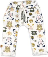 Frogs and Dogs - Pantalon Friends Off - Wit - Taille 74 - Garçons, Filles