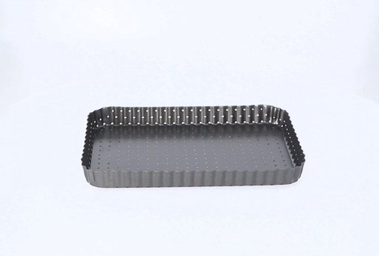 uitneembare gegroefde ronde taartvorm 28cm - de buyer - 4706.28