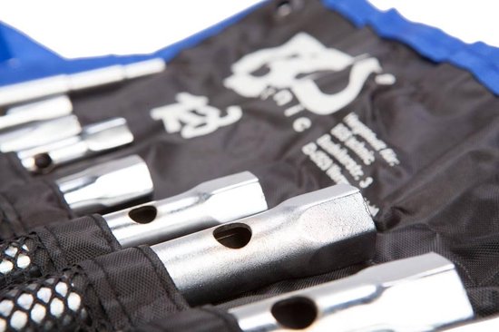 BGS pijpsleutelset - 8-delig - met handige roltas - hoogwaardig chrome vanadium staal - BGS1218