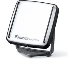 foto van Werklamp LED oplaadbaar - Bouwlamp met magneet - USB oplaadbaar met robuuste behuizing - krachtige bouwspot in praktisch formaat voor elke gereedschapskoffer - Werklamp - Favour