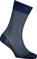 FALKE Uptown Tie business & casual katoen sokken heren blauw - Matt 43-44