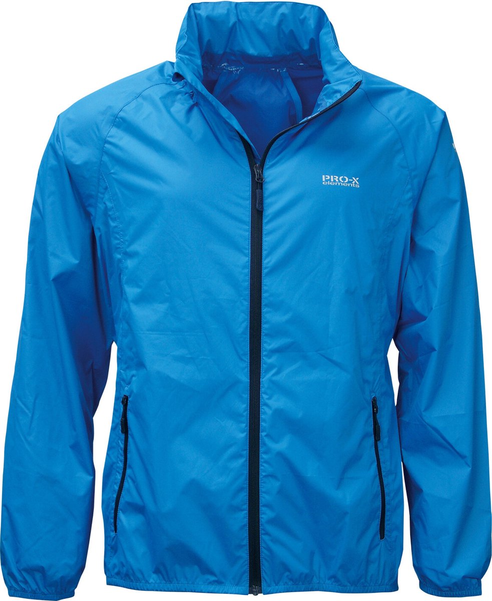 Pro-X Elements Opbergbare regenjas voor heren PACKable Briljant Blauw