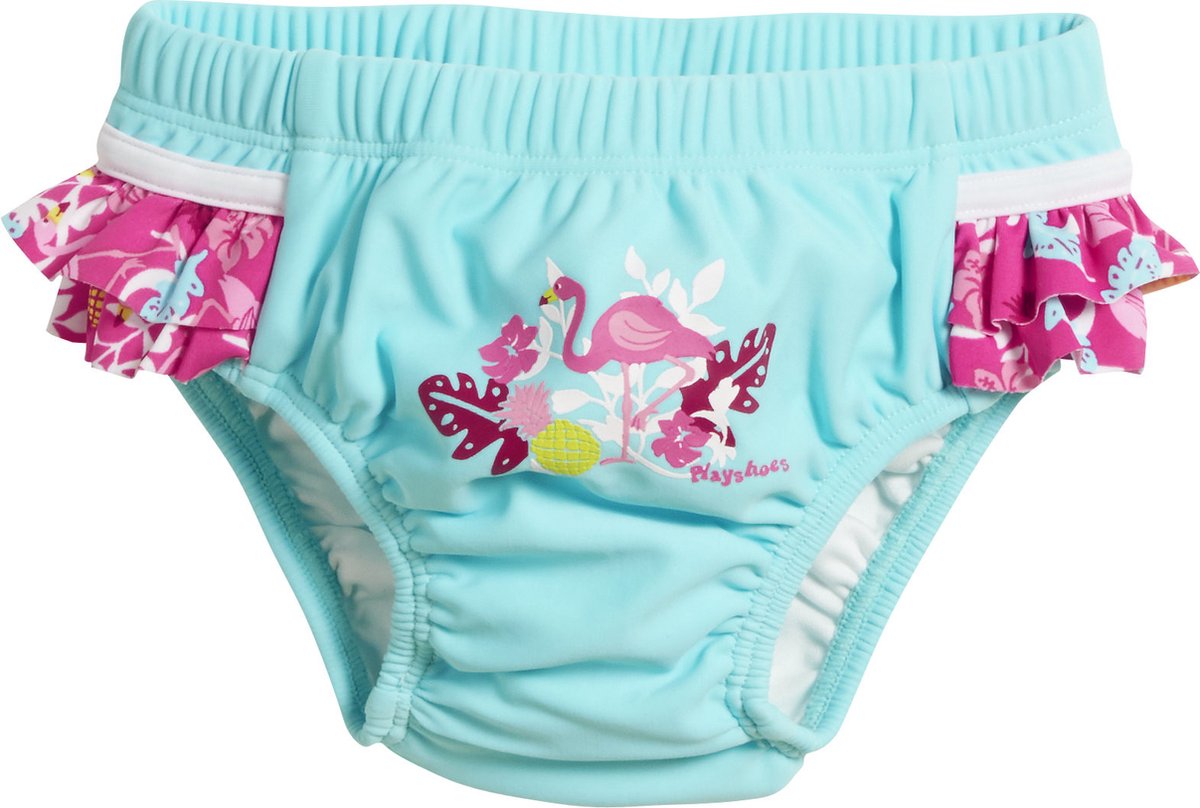 Playshoes UV wasbare Zwemluier Flamingo Aqua/Roze