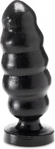 XXLTOYS - Serhat - XXL Plug - Inbrenglengte 19 X 7.5 cm - Black - Uniek design Buttplug - Stevige Anaal plug - Made in Europe