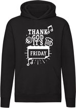 Thank god its Friday hoodie | vrijdag | god | weekend | feesten | grappig | unisex | trui | sweater | hoodie | capuchon