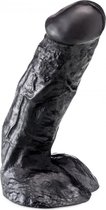 XXLTOYS - Battle - Dildo -  Inbrenglengte 16 X 5 cm - Black - Uniek Design Realistische Dildo – Stevige Dildo – voor Diehards only - Made in Europe