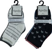 Apollo - Sokken - Glitter - Multi - Color - Maat 92-98 - (1-2 years)