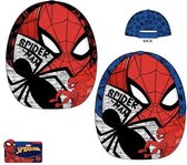 Marvel Spiderman cap - Spider - blauw/rood - maat 52 cm (2-5 jaar)