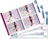 Beco Oefeningenkaarten Aquatwin 21 X 29,7 Cm Wit/rood 3-delig