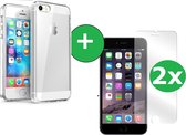 iPhone 5 Hoesje | Siliconen Hoesje Transparant | Inclusief 2 stuks Screenprotector | iPhone 5 Hoesje | iPhone 5 Screenprotector | Screenprotector iPhone 5 | Siliconen Hoesje iPhone 5 | Transp
