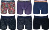 Boxershort heren - Heren ondergoed - Boxershorts jongens - Assorti gekleurd - Maat M - 6 stuks