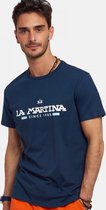 La Martina T-shirt Blauw 4XL