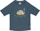 Lässig Splash & Fun Korte mouw Rashguard UV zwemshirt – Boat blue 18 maanden, Maat: 86