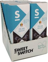 SWEET-SWITCH® - 70% Pure Belgische Chocolade - Suikerarm - Glutenvrij - Vegan - KET0 - 30 x 25 g