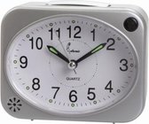 Cetronic T9904S S - Wekker - Stil uurwerk - Snooze - Zilverkleurig