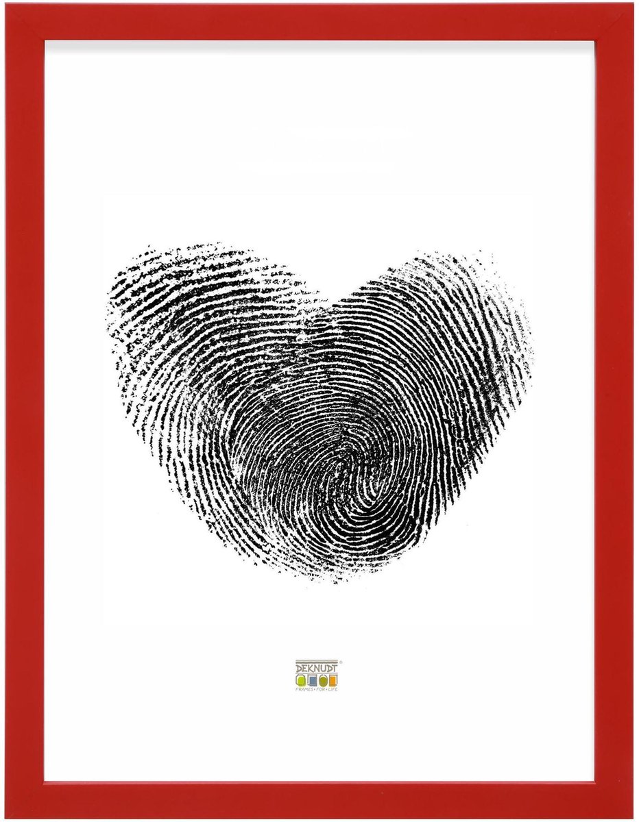 Deknudt Frames Fotolijst - Rood - S45SK4 - Fotomaat: 30x40 cm