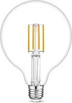 E27 LED filament lamp Atlas G125 8W 2700K dimbaar