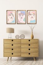 Hout Poster Creatie van Women