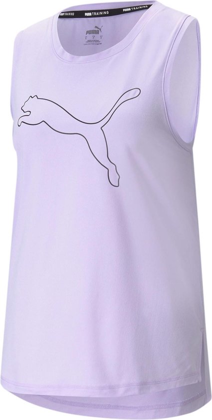 Puma Puma Train Favorite Muscle Sporttop - Maat M - Vrouwen - lila - zwart  | bol.com