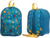 Kleine rugzak tas voor kinderen schooltas planeten astronaut 28x21x16 cm