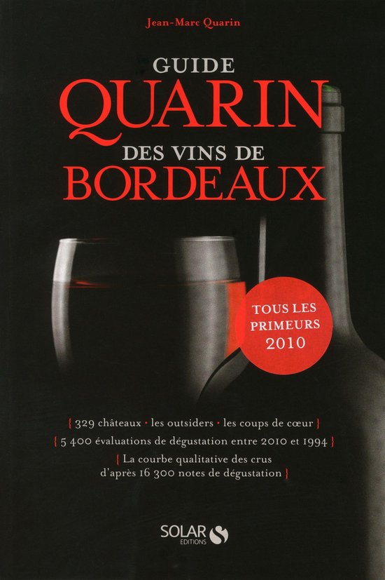 Guide Quarin des Vins de Bordeaux - cover