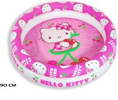 Zwembad Hello kitty 90cm verkoeling - zomer - kinderbad - opblaasbadje - opblaasbare - zwembaden - waterpret