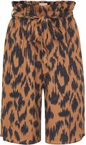 Mexx Broek Korte Broek Met Bruine Print Xc1601013w 181142 Brown Dames Maat - S