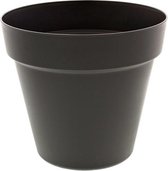 Kunststof Bloempot / Tuinpot / Pot / Bloembak / CONOR - Zwart - Kunststof - Ø 25 cm - Maat M