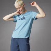 adidas 3 Bar Logo Sportshirt Dames - Maat M