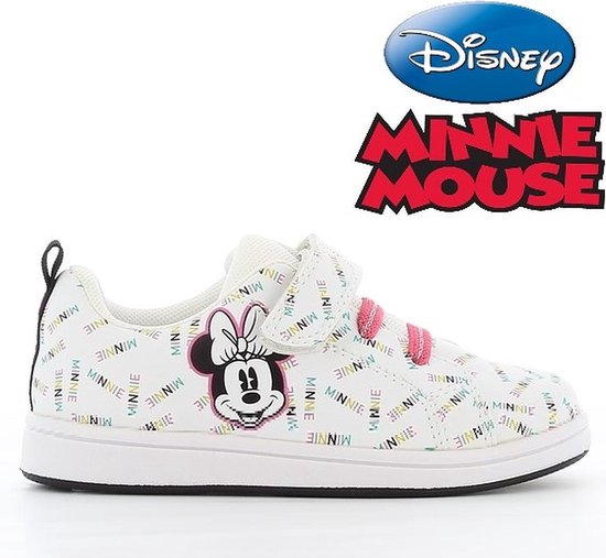 opmerking Haan virtueel Disney - Minnie Mouse kinderschoenen - maat 24 - witte sneakers voor  meisjes met... | bol.com