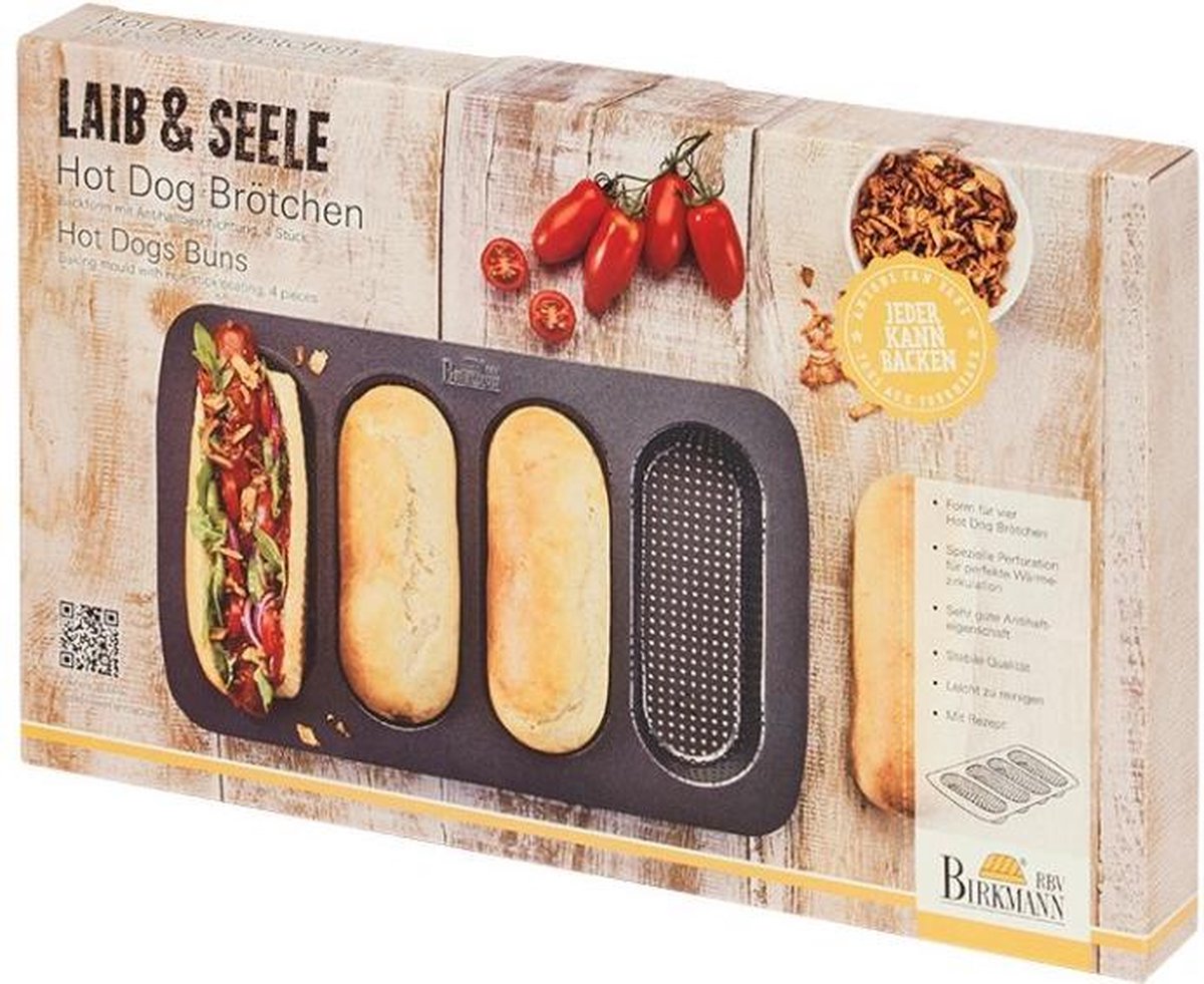 Birkmann - Hotdog bak blik - Brood bakblik - 34.5cm