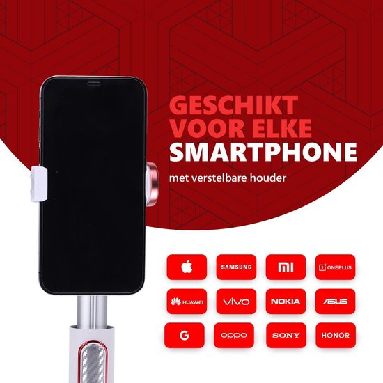2 in 1 Statief Smartphone -  Tripod Smartphone - Selfiestick - 360 graden - Bluetooth afstandsbediening  - Beschikbaar in 3 kleuren - D Comm