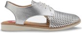 Rollie | Dames | Veterschoen | Slingback Punch Silver | Maat 40