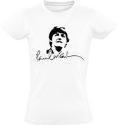Paul Mccartney Dames t-shirt | Liverpool | popmuziek | Beatles | grappig | cadeau | Wit