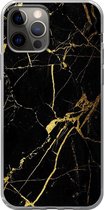 Apple iPhone 12 / Pro - Smart cover - Transparant - Marmer