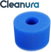 Cleanura 3 x Filter Type S1 of VI - zwembad filter - Herbruikbaar - spons filter  - zwembadfilter - incl E-book