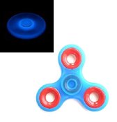 Fidget Spinner glow in the dark blauw