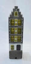 Typisch Hollands - Tweezijdig verlicht Vensterbankhuisje - nr 1 - spaar ze allemaal - 1 stuks - Excl adapter