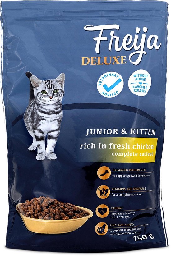 Freija kattenvoer Deluxe 750gr droogvoer | bol.com