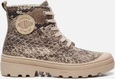 Palladium Pampa Avenue High Python veterboots beige - Maat 38