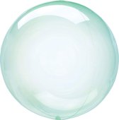 Anagram Folieballon Clearz Crystal Clear 46 Cm Transparant Groen