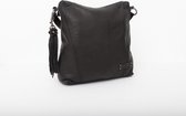 Bag2Bag | Ruime leren shopper Nelson Black