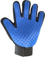Borstel handschoen - Huisdieren  - Blauw - Links