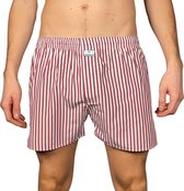 Underdog Wijde boxershort Rood gestreept - M - Premium Kwaliteit Boxers