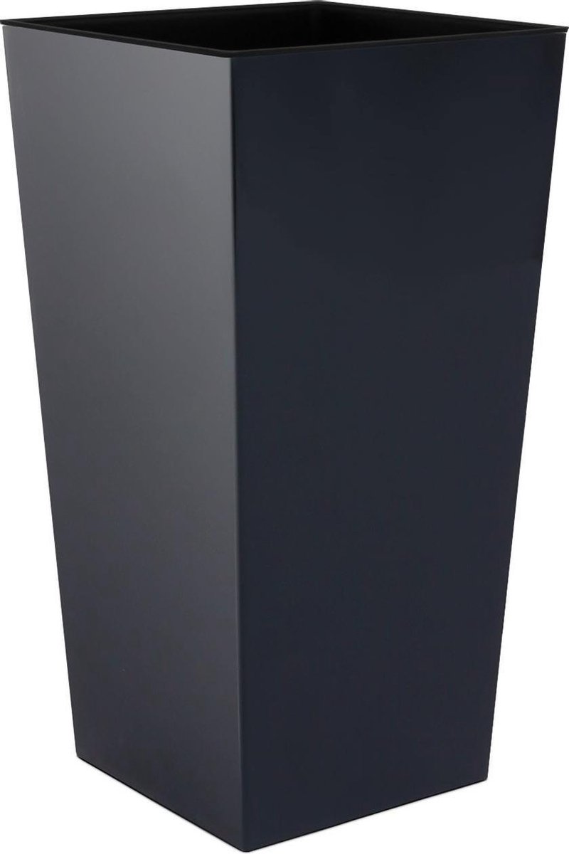 Prosperplast Bloempot met inzet Urbi Square DURS140-S433 - antraciet kleur