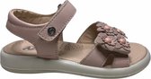 Naturino velcro bloemen lederen sandalen Capri roze mt 36